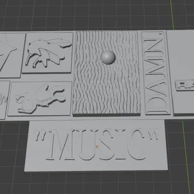 Kệ trưng bày bìa album 3D (3D Album Cover Display)