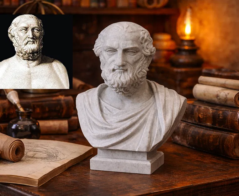 Aristarchus de Samos - Tượng bán thân - Image 1