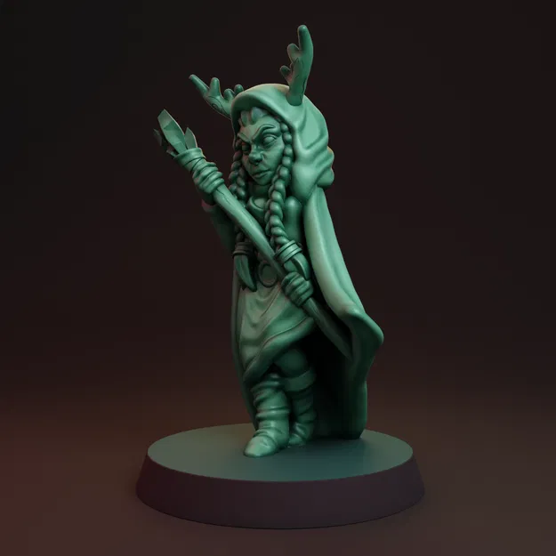 Frost druid FDM supportless – Mô hình mini 28mm - Image 2