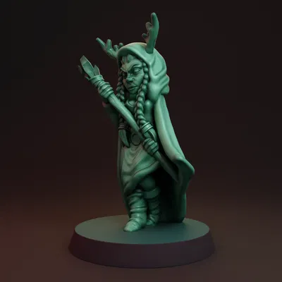 Frost druid FDM supportless – Mô hình mini 28mm