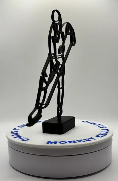 Tượng Line Art Vận Động Viên Hockey - Image 6