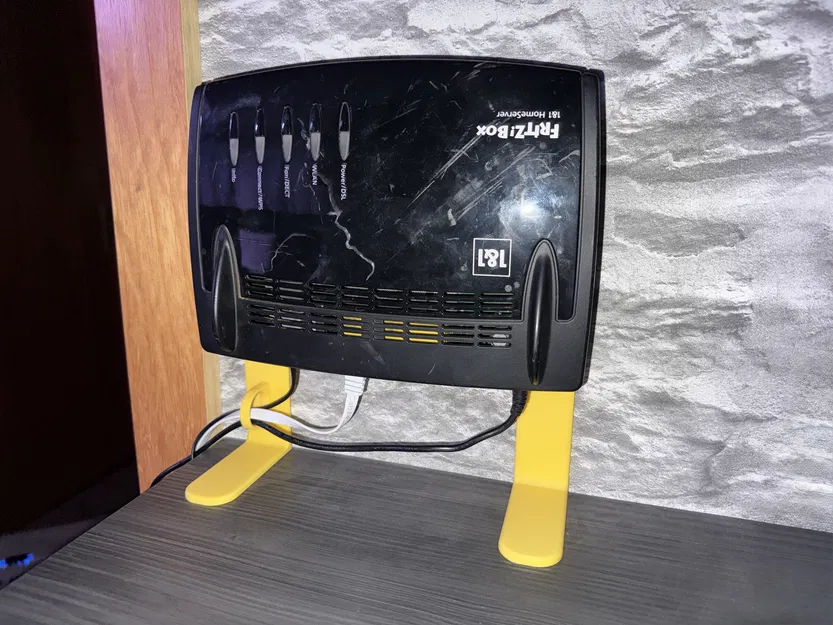 Chân đế dựng đứng FRITZ!Box 7520 kèm rãnh dẫn cáp - Image 1