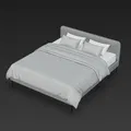 Giường đôi cho mô hình kiến trúc theo tỷ lệ (scale) - Thumbnail 1