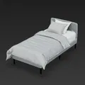 Giường đơn cho mô hình kiến trúc theo tỉ lệ - Thumbnail 1