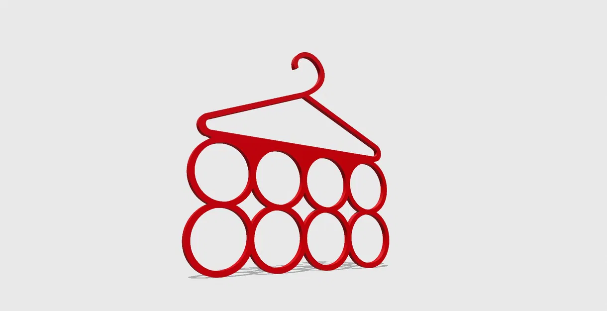 Móc treo tủ quần áo cho khăn choàng, cà vạt, thắt lưng - Image 2