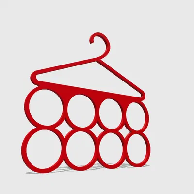 Móc treo tủ quần áo cho khăn choàng, cà vạt, thắt lưng