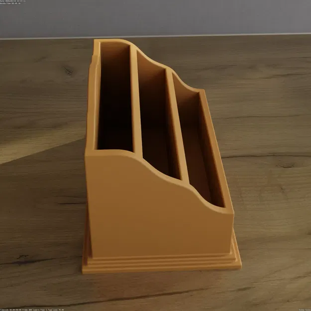 Mẫu STL Kệ Sắp Xếp Bàn Làm Việc Classic – Thiết Kế Bền Chắc - Image 3