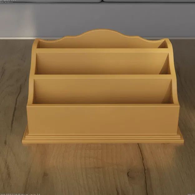 Mẫu STL Kệ Sắp Xếp Bàn Làm Việc Classic – Thiết Kế Bền Chắc - Image 4