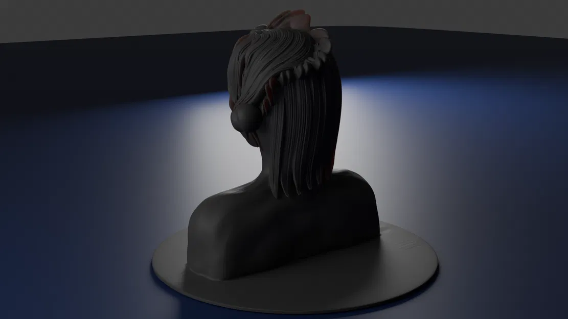 Gakusei – Bust cô gái điêu khắc để sơn - Image 9