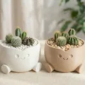 Chậu Cười ♡ – Decor Dễ Thương (Smiling Planter) - Thumbnail 1