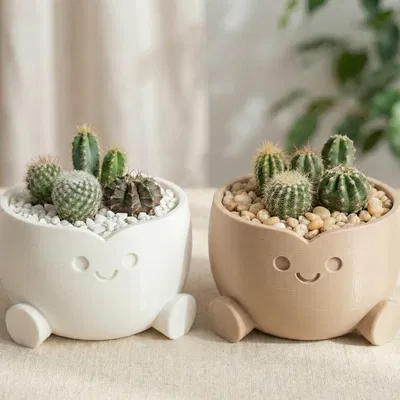 Chậu Cười ♡ – Decor Dễ Thương (Smiling Planter)