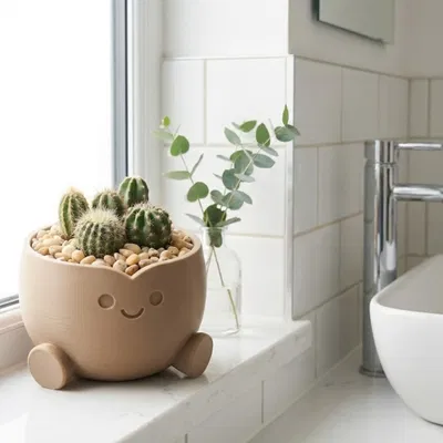 Chậu Cười ♡ – Decor Dễ Thương (Smiling Planter)