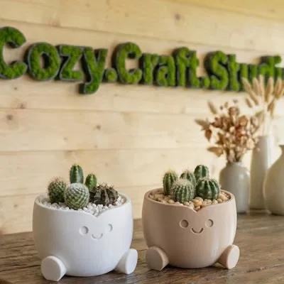 Chậu Cười ♡ – Decor Dễ Thương (Smiling Planter)