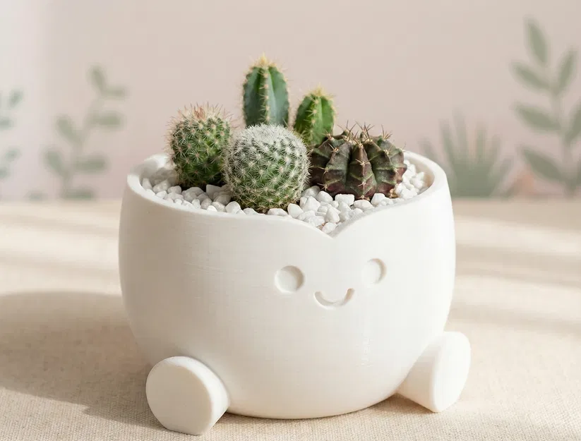 Chậu Cười ♡ – Decor Dễ Thương (Smiling Planter) - Image 6