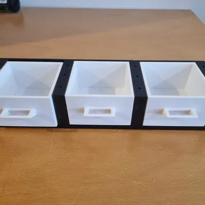 Ngăn Kéo Dưới Bàn Dạng Module Parametric