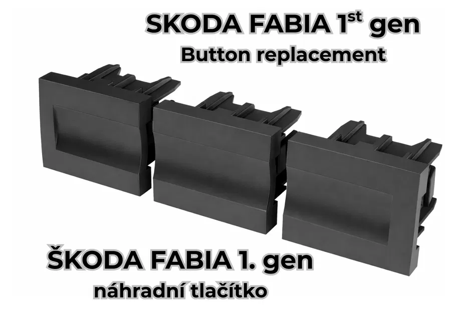 SKODA FABIA 1 - Nút thay thế / Náhrada tlačítek středové konzole (Fabia 1) - Image 1