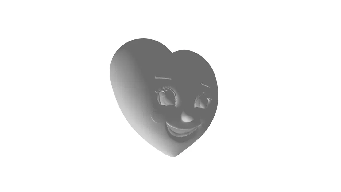 Heart emoji v2 – Trái tim emoji 3D phiên bản nâng cấp - Image 1