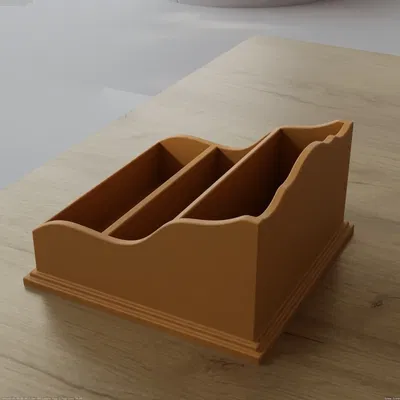 Classic Desk Organizer STL – Khay Organizer Bàn Làm Việc Cổ Điển