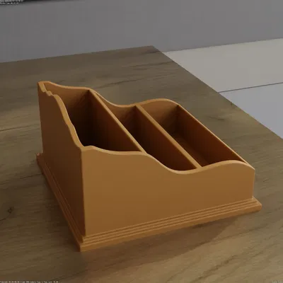 Classic Desk Organizer STL – Khay Organizer Bàn Làm Việc Cổ Điển