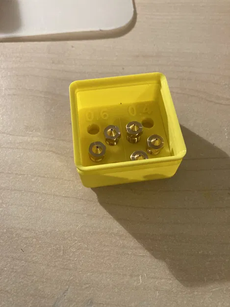 Gridfinity 1x1x2u Nozzle Holder (Khay đựng nozzle) - Image 1