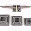 Giá giữ cáp dùng dây rút đơn giản (Simple zip tie cable mount holder) - Thumbnail 1