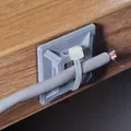 Giá giữ cáp dùng dây rút đơn giản (Simple zip tie cable mount holder) - Thumbnail 3