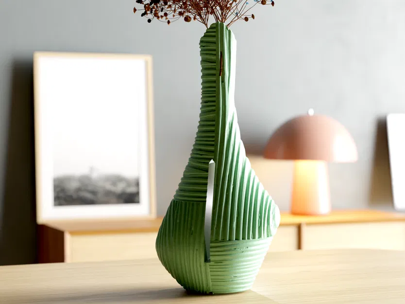 FOREST VASE (Bình hoa vân gỗ Forest) - Image 2