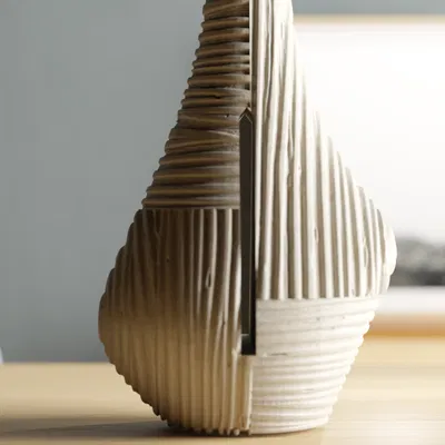 FOREST VASE (Bình hoa vân gỗ Forest)