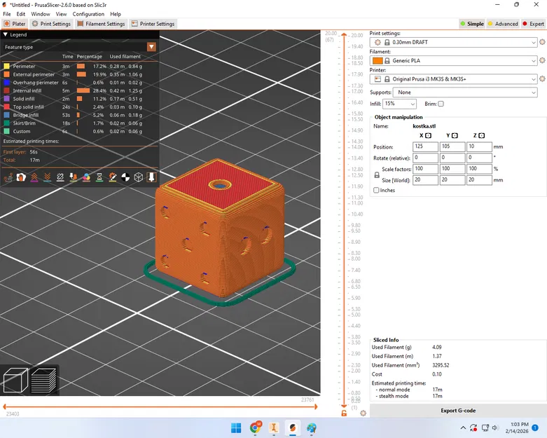 Kostka na házení (xúc xắc để gieo) - Image 2