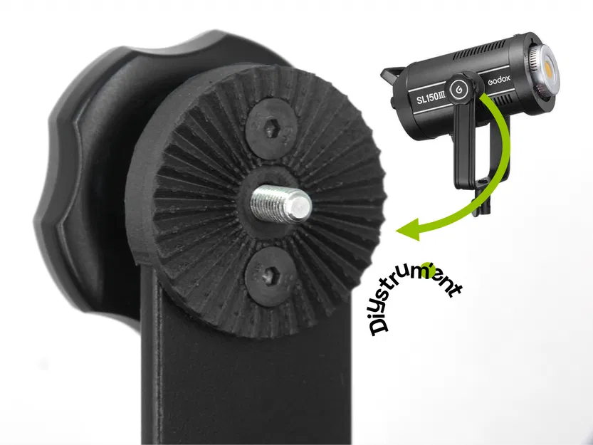 Thay thế khớp Rosette Hirth Godox SL150 - Linh kiện đèn studio - Image 1