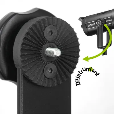 Thay thế khớp Rosette Hirth Godox SL150 - Linh kiện đèn studio