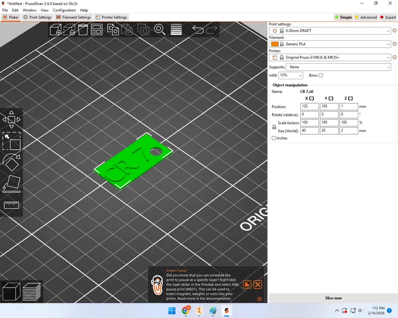 Móc khóa CR7 - Image 1