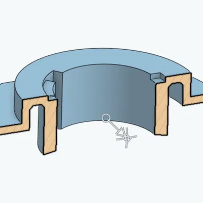 Philips Ultinon H7 adapter plate