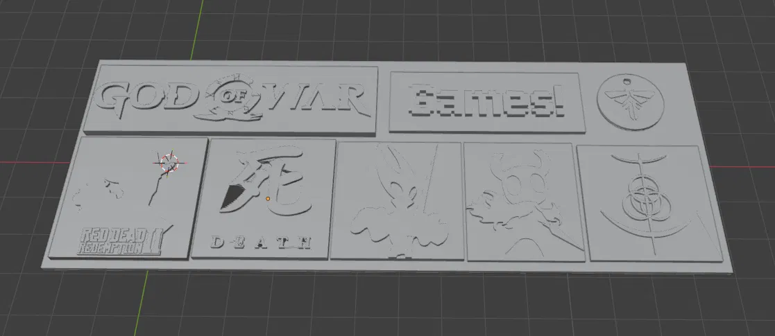 Panel Relief Bìa Game (Video Game Cover Relief Panel) - Image 1