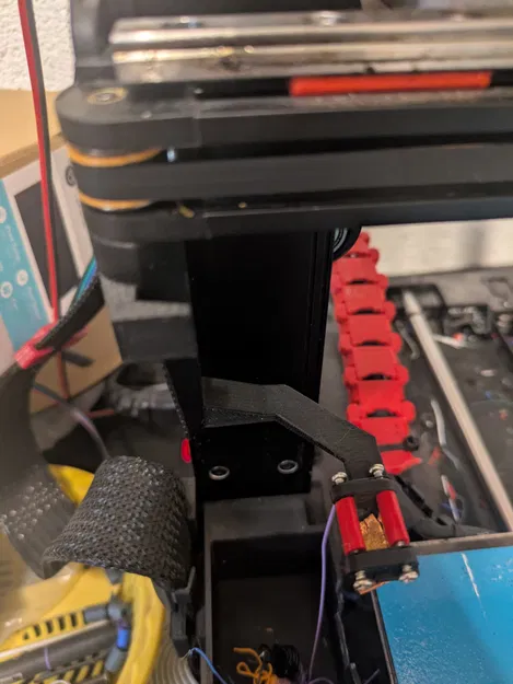 X endstop tối giản + purge chute/wiper cho Ender 3 V3 SE (X linear rail, MMU) - Image 1