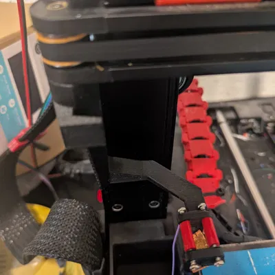 X endstop tối giản + purge chute/wiper cho Ender 3 V3 SE (X linear rail, MMU)