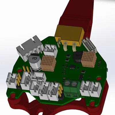 Ngàm gắn LDO Nitehawk-36 (NH36) Toolboard cho toolhead A4T + Orbiter v2/v2.5