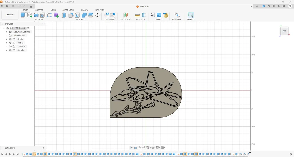 Line art tiêm kích phóng tên lửa - Image 1
