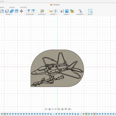 Line art tiêm kích phóng tên lửa
