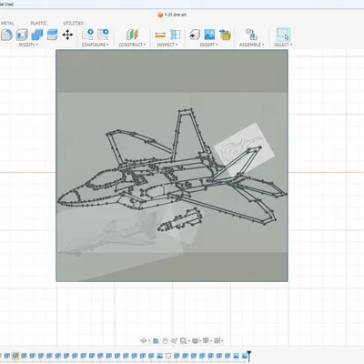Line art tiêm kích phóng tên lửa