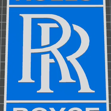 Logo Rolls Royce cho văn phòng \ xưởng