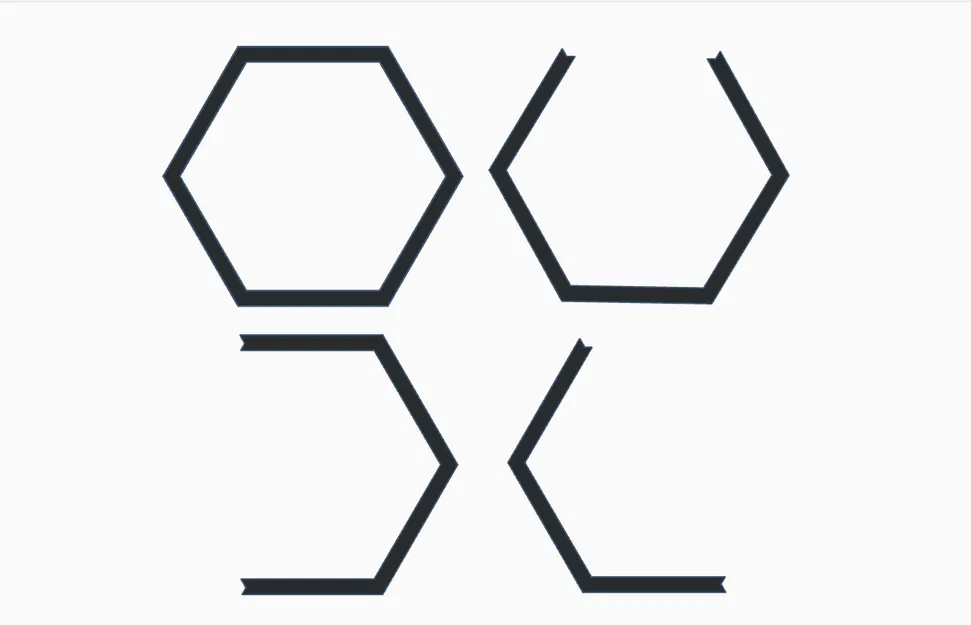 Trang trí hình lục giác (Hexagon decoration) - Image 3