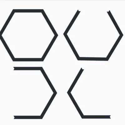 Trang trí hình lục giác (Hexagon decoration)