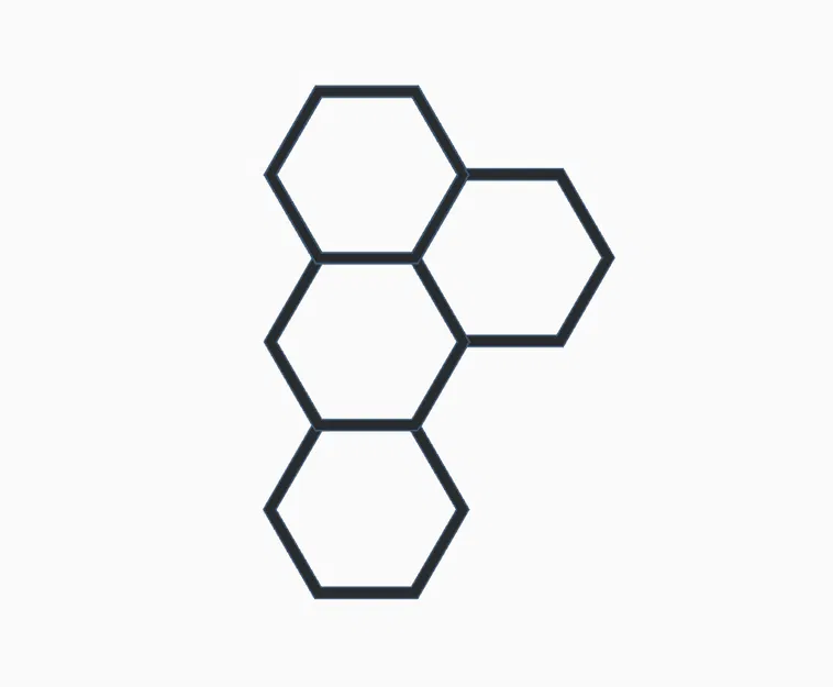 Trang trí hình lục giác (Hexagon decoration) - Image 9