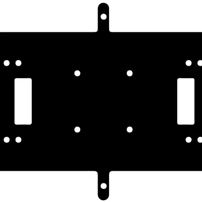 Yourdroid robot smart car motormount-plate – plate đáy gắn motor