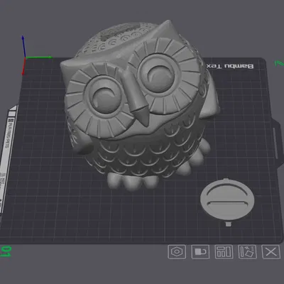 Heo đất cú mèo (OWL Piggy Bank)