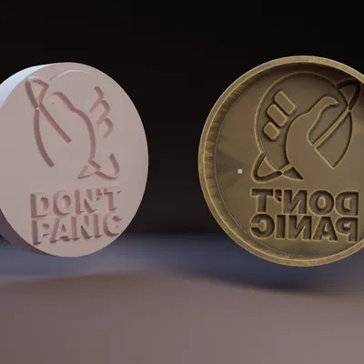 Khuôn xà phòng “Don’t Panic” – Hitchhiker's Guide to the Galaxy