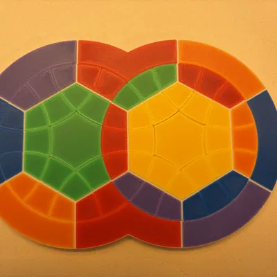 EnigmaPuzzle – Puzzle hai đĩa xoay giao nhau