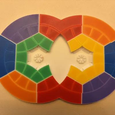 EnigmaPuzzle – Puzzle hai đĩa xoay giao nhau