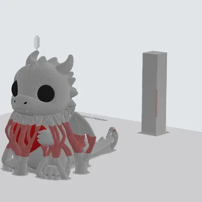 DRAGHETTO UNCINETTO – Rồng dễ thương (mẫu in 3D)